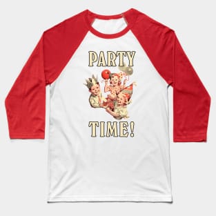 Children's Party Time Baseball T-Shirt